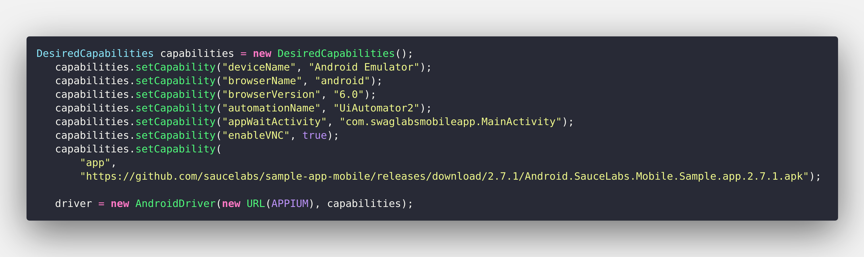 Android Capabilities