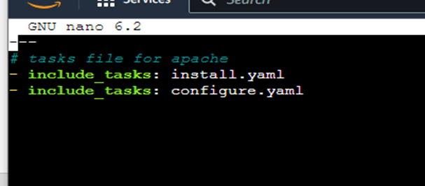Include the install.yaml & configure.yaml file here