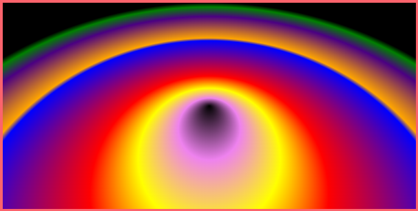 Changing just one line of JavaScript switches our gradient to a radial shaped fill.