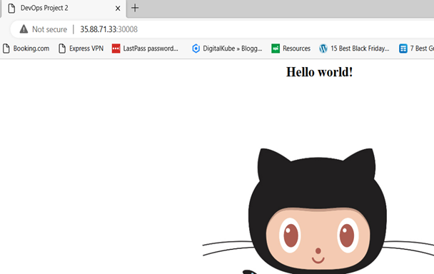 Website Deployed on the Slave 2 (Machine-4)Successfully