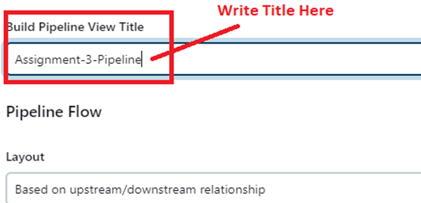 Build Pipeline View Title