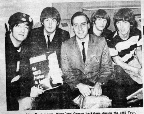 PHOTO COURTESY OF LARRY KANE Larry Kane is a veteran journalist who documented much of the Beatles’ 1964 and 1965 American tours. The Abington resident’s latest book is entitled, 'When They Were Boys: The True Story of The Beatles’ Rise to the Top.'