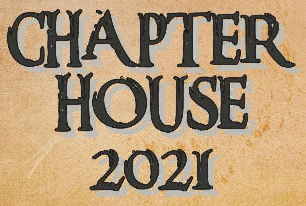 Chapter House 2021 in Nordic font