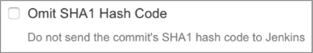 Omit Hash Code in Jenkins