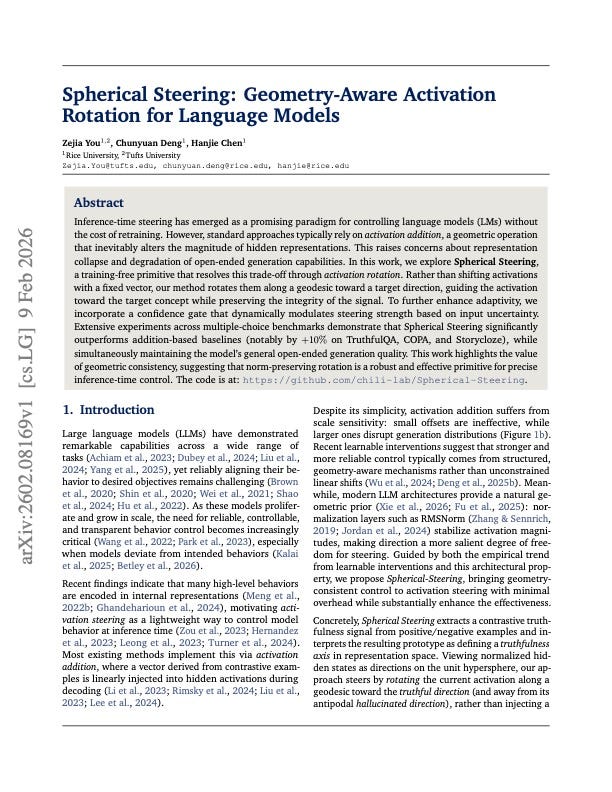 Beyond Vector Addition: Why We Should Be Rotating (Not Pushing) LLMs Toward Truth