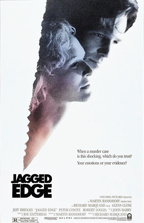 Jagged Edge (1985) | Poster