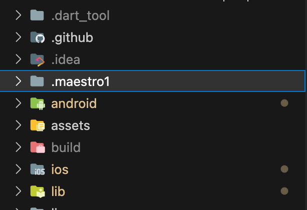 Folder structure screenshot