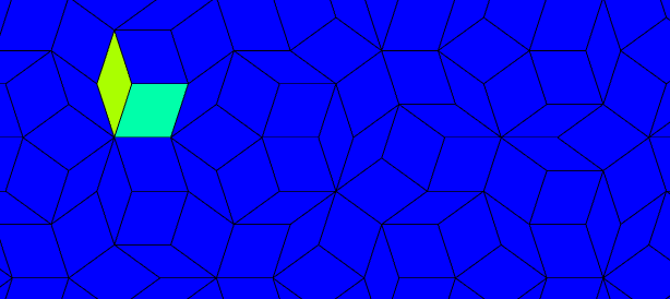 A first glider on an aperiodic penrose tile