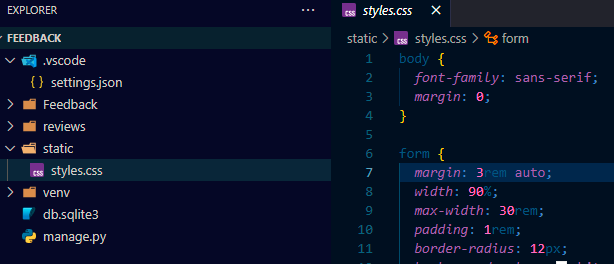 [SOLVED] CSS File not loading in Django