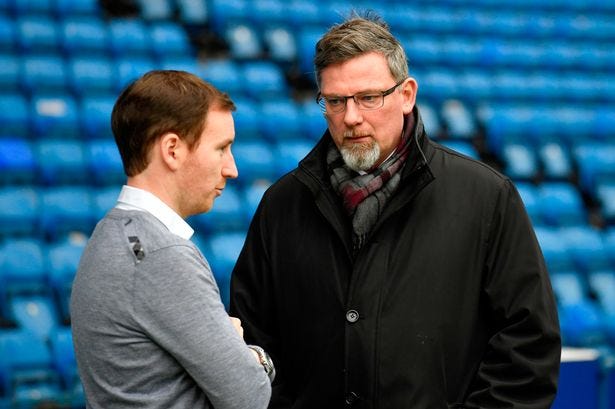 Craig Levein with Ian Cathro