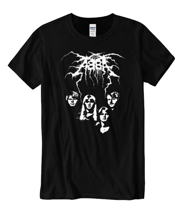 Abba Rock, Death Metal Funny Tee cool The Trend T Shirt