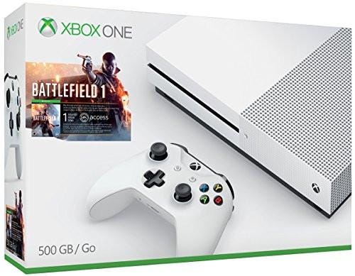 Microsoft Xbox One S Battlefield 1 Bundle (500GB)