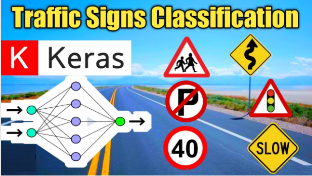 A snippet shows the traffic signs classification.