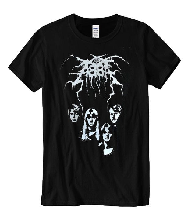 Abba Rock, Death Metal Funny Tee cool The Trend Graphic T Shirt