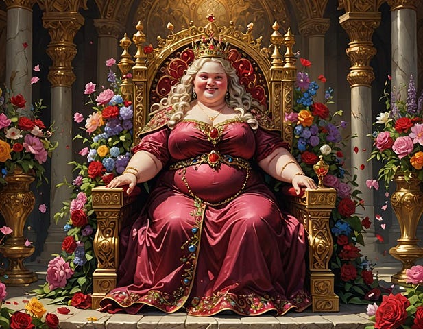 Voluptuous Summer enjoying her ascension to the seasonal throne