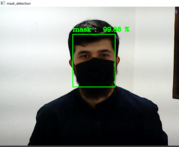 Detecting whether people wear masks or not