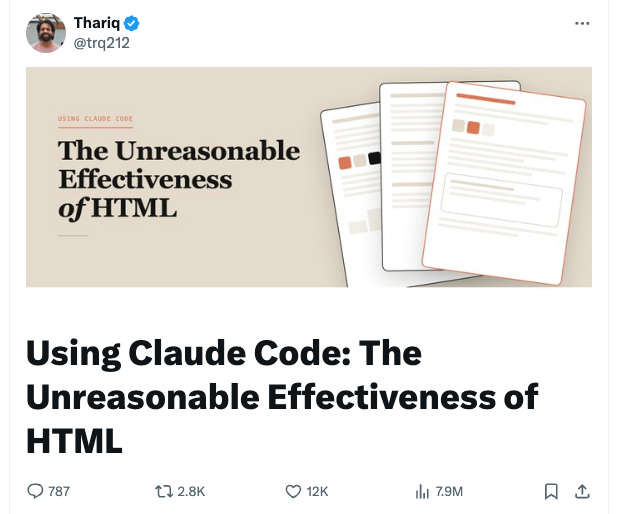 According to Anthropic’s Engineer, HTML is the New Markdown for AI Agents