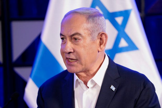 A picture of Benjamin Netanyahu, the current Prime Minister of Israel.