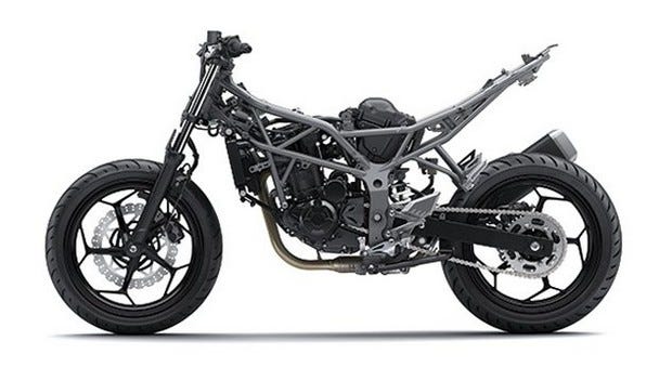 2014-Kawasaki-Z250SL-Trellis-Frame-Side