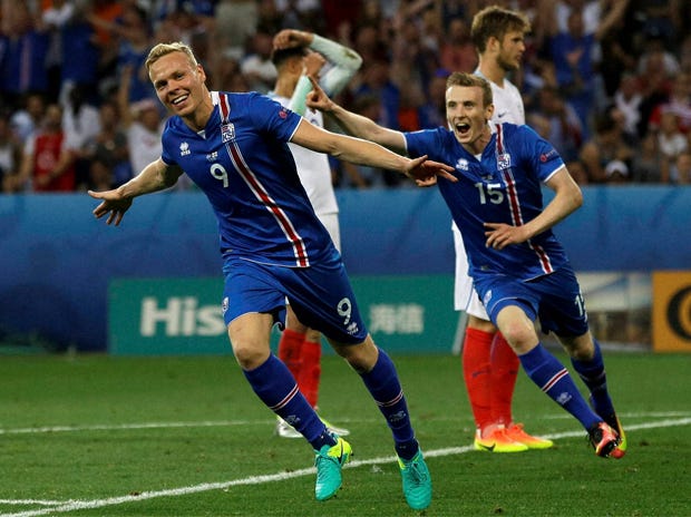 Iceland GOAL Celebration