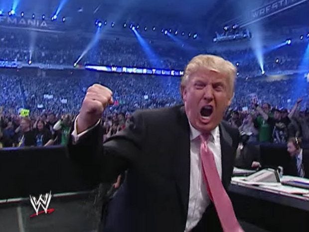 Image result for trump wrestling