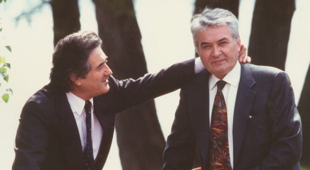 Giovanni Castiglioni with Massimo Tamburini 