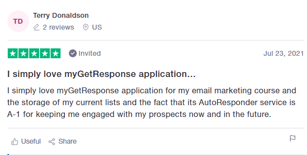 GetResponse Reviews — Experiences of Getresponse happy users