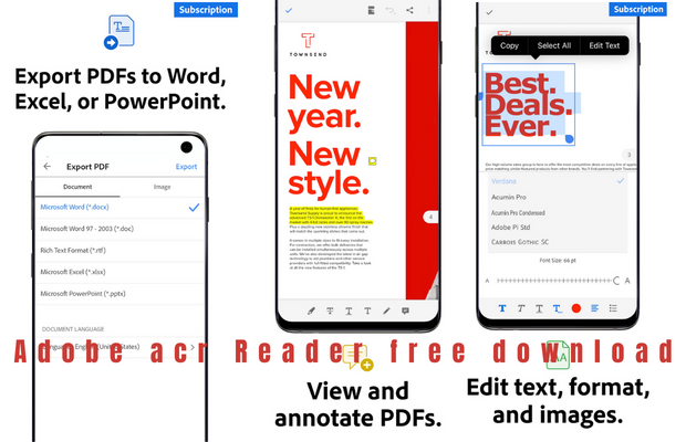 Adobe acr reader MOD Apk