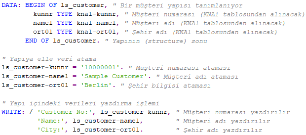 SAP-ABAP-5) Internal Table, Structure