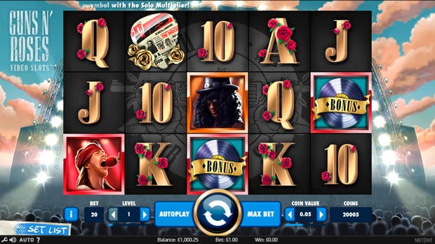 Guns N’ Roses Online Slot Game