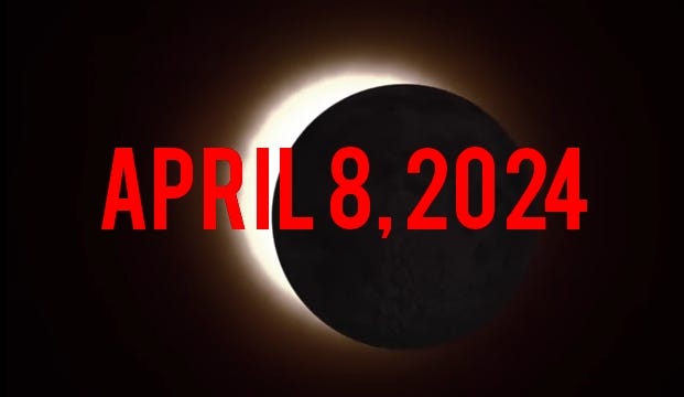 Eclipse on April 8 2024: dance across the sky