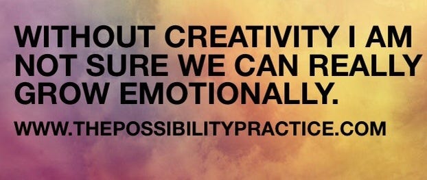 Creativity & Emotional Growth