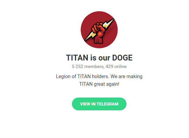 https://t.me/titanisourdoge