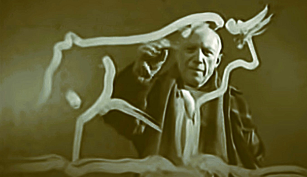 Figure 1 — Picasso Painting ‘The Bull’ on glass.