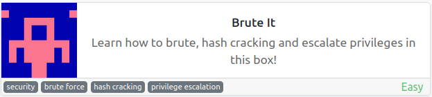 https://tryhackme.com/room/bruteit