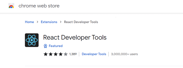 React Developer Tools in chrome extension