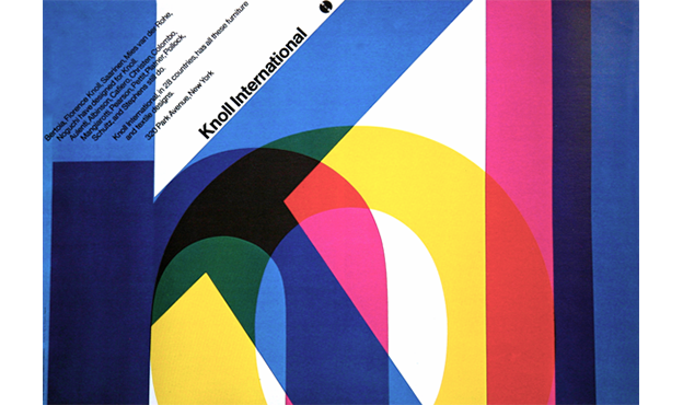 Knoll cover design by Massimo Vignelli