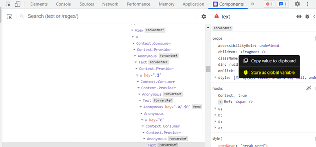 Storing functions as global variable