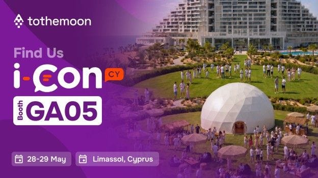 Meet Tothemoon at i-Con 2026 in Limassol
