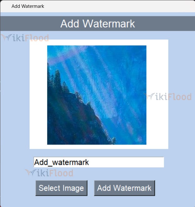 Add Watermark to Images Output