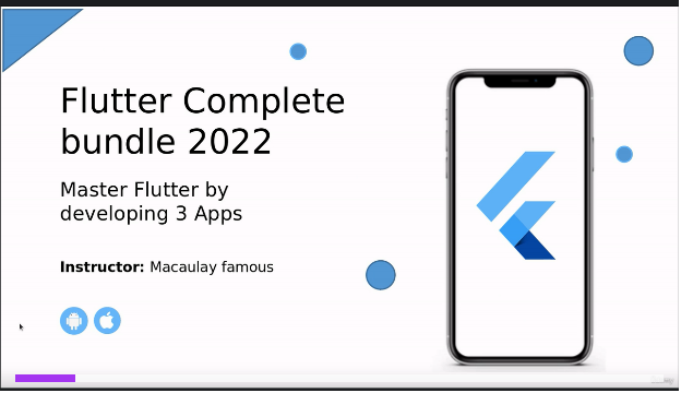 Build Ecommerce & Social media Apps using Flutter project