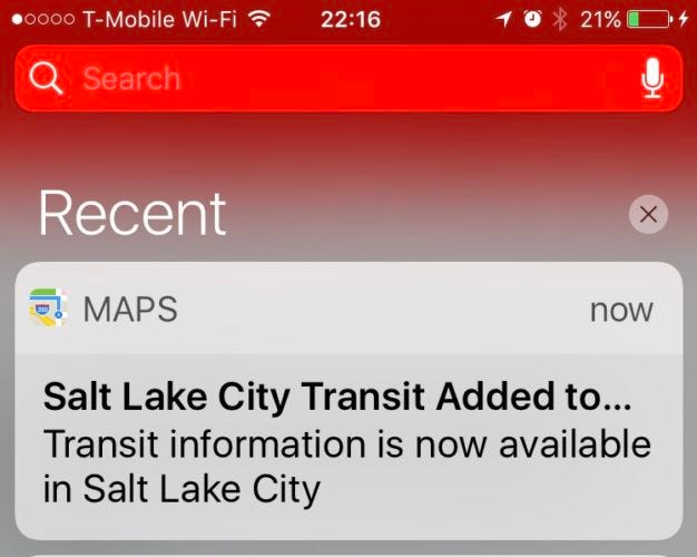 Transit for salt lake. City