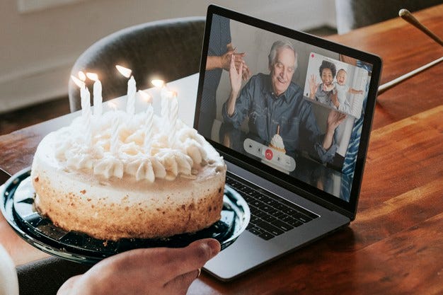 virtual birthday celebration