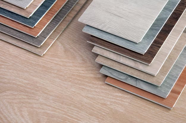Variation of luxury vinyl tile designs