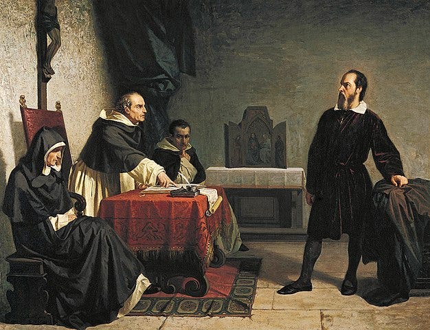 A Painting of Galileio, Being Interrogated by the Inquisition