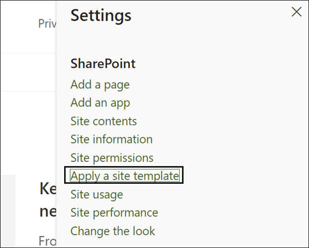 SharePoint Site Settings