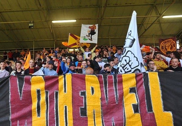 Motherwell tifosi