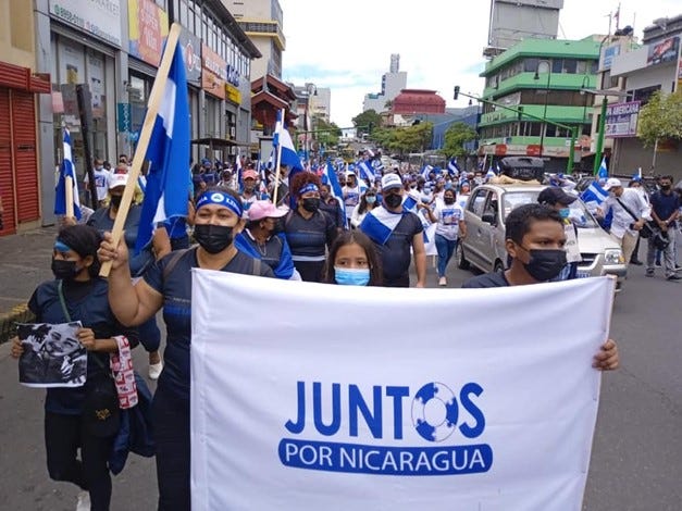 #SOS-Nicaragua, Costa Rica.