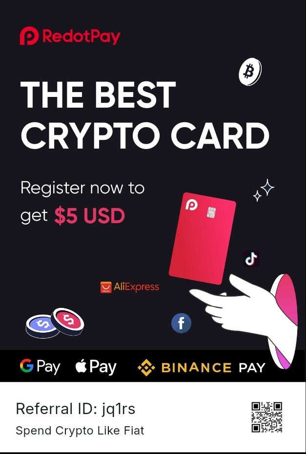  สมัคร RedotPay วันนี้ รับฟรี $5 USD ทันที!