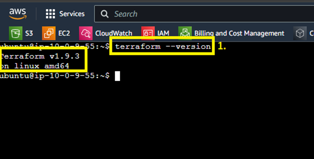 Check the “Terraform” Version